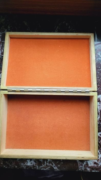 шкатулка производство СССР и современный декупаж