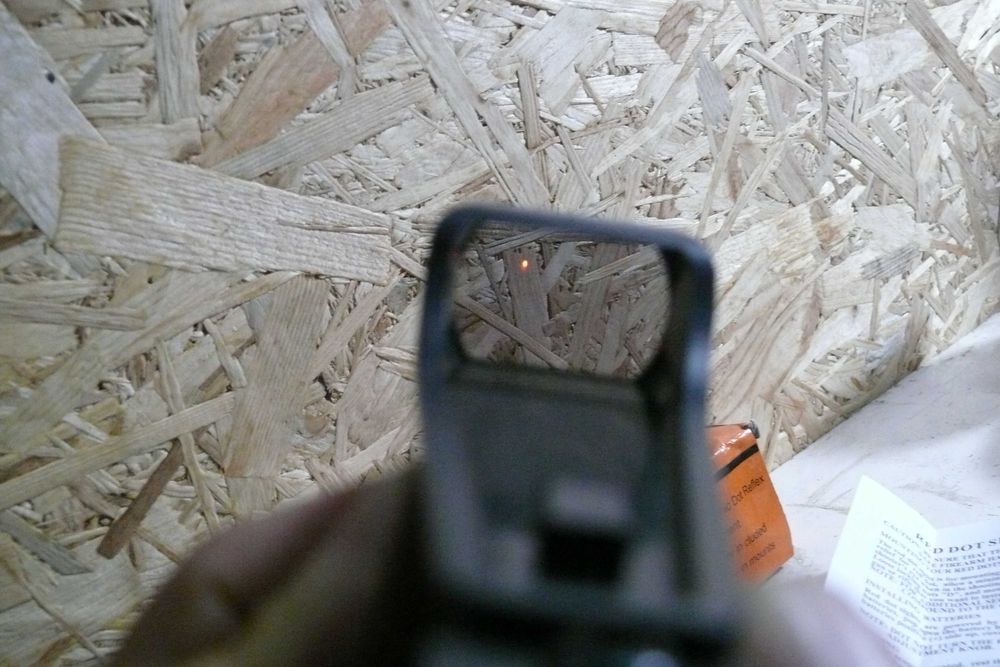 Mira de ponto vermelho, modelo Red Dot Sight.