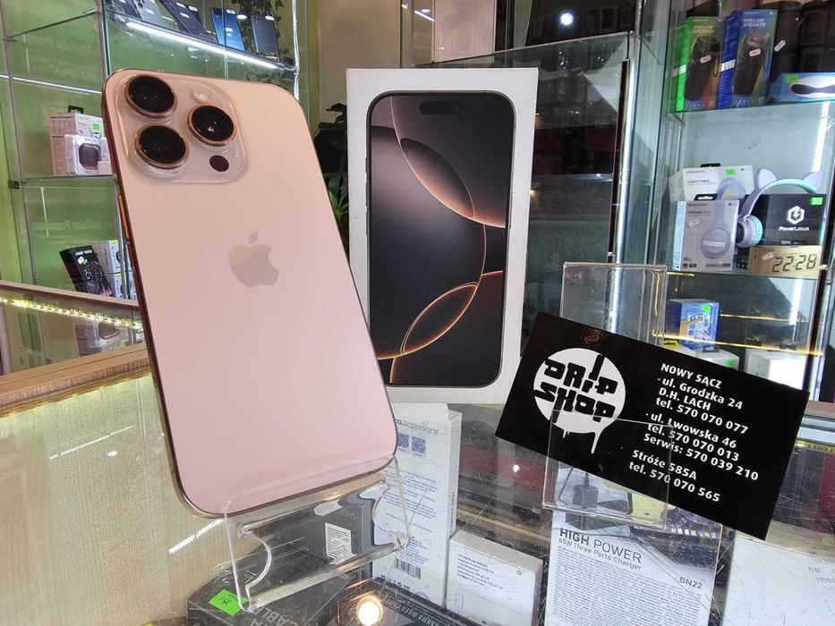 Iphone 16 Pro 128Gb Bat:92% Gwarancja/SklepGSM/Lwsk