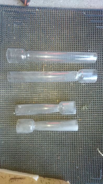 Przedwojenne klosze do lampy naftowej szklany klosze zabytkowe