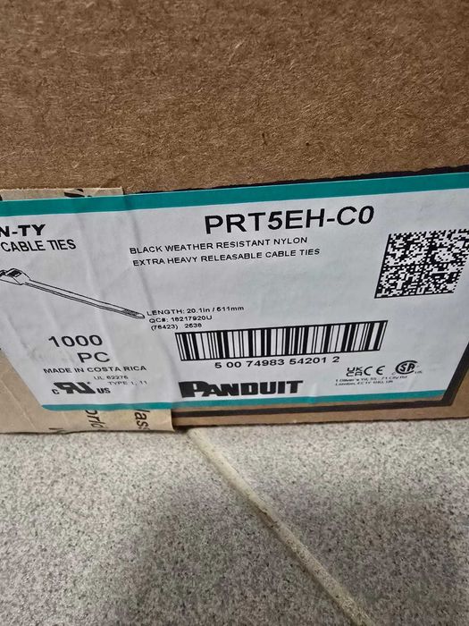 Opaska kablowa Panduit PRT5EH-C0