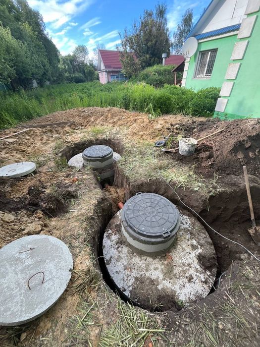 Септик під ключ, копка траншей,каналізація,вигрібна яма,водовідведення