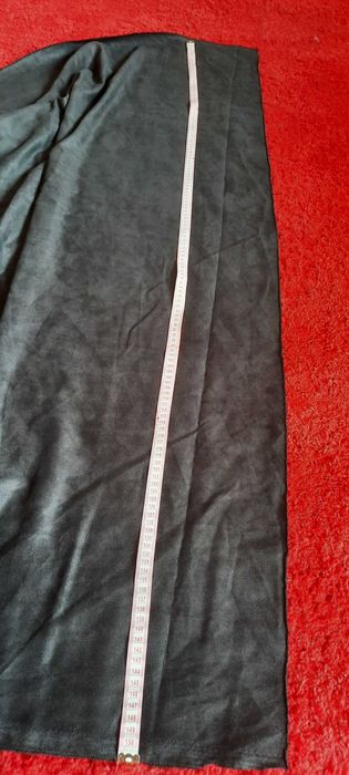 Welur czarny, materiał obiciowy .Nowy,miekki