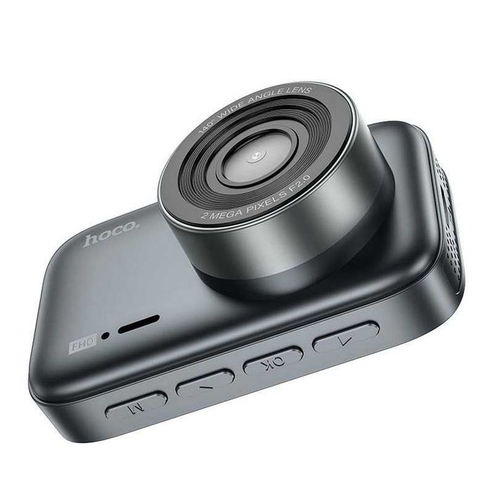 Компактний автомобільний відеореєстратор HOCO DV5 Full HD 1080p 3.0" IPS, 140°