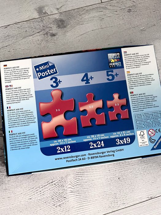 Ravensburger  Szczerbatek 3x49 elementów