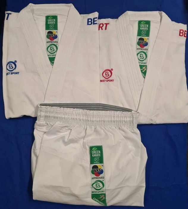 Zestaw kimono do kumite Chikara Best Sport WKF – 160 cm