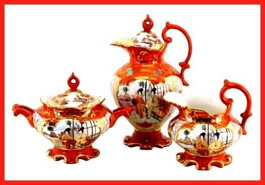 Serviço completo de café para 12 pessoas, VA