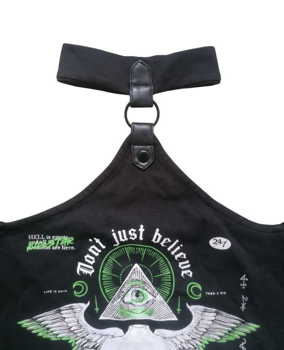 Bluzka KILLSTAR goth choker witch illuminati alternative dollskill