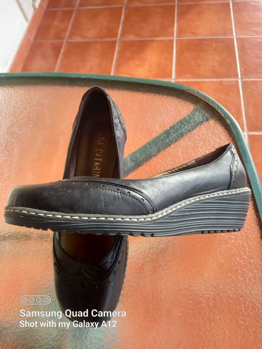 Sapatos de pele pretos, 41