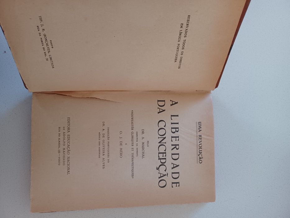 Livro A Liberdade da Concepção - A.Marchal e J. De Méro