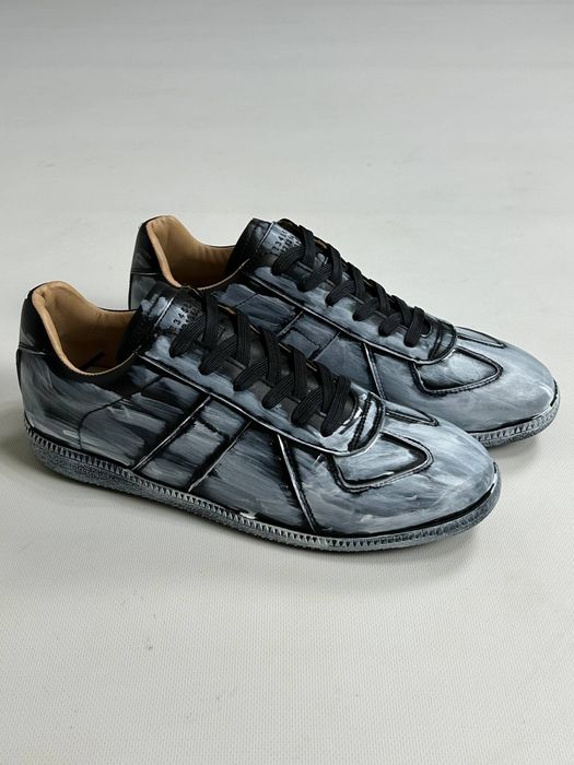 Maison margiela Replica Gats біло-чорні кеди кеды кроссовки 43 42 41