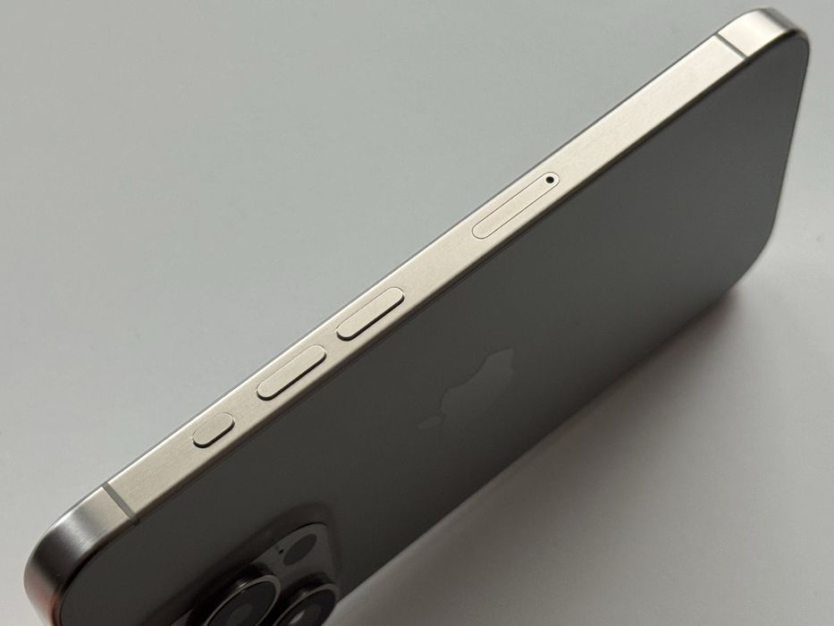  iPhone 15 Pro Natural Titanium JAK NOWY 100% oryginalny z zestawem