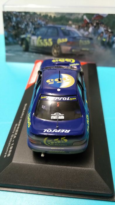 Subaru Impreza 555 #5 C. Sainz - Rali Catalunha 1995: Miniat esc 1/43