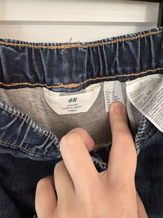 H&m 110 джинси уткплені на хлопчика