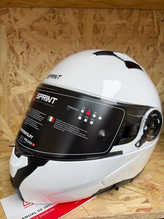 capacete sprint modular - oferta pinlock - novo