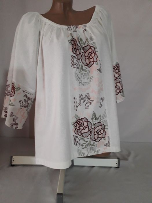 Вышиванка   лен  блузка