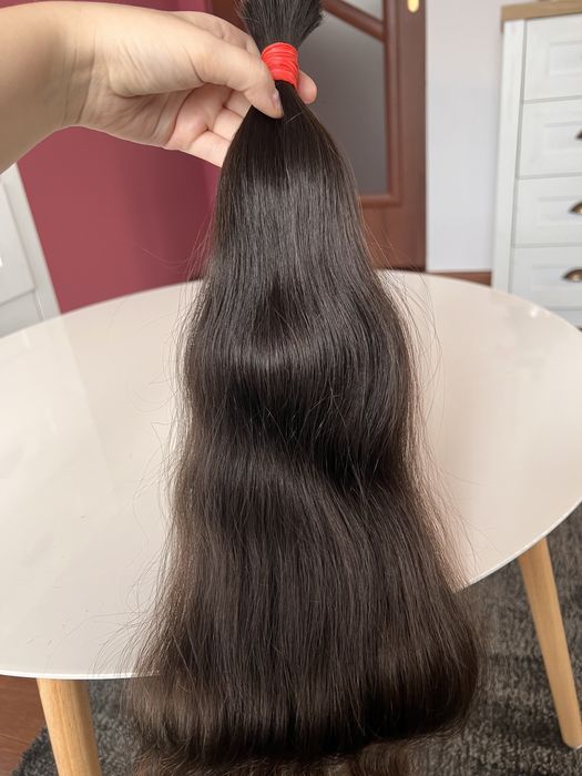 #3 wlosy dziewicze 50 cm 80 gr