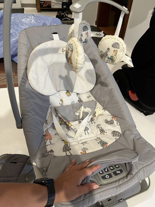 Espreguiçadeira bebé e marsupio