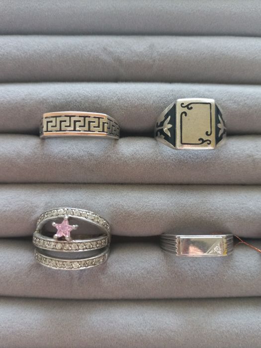 Кольца серебро 925проба и 875проба