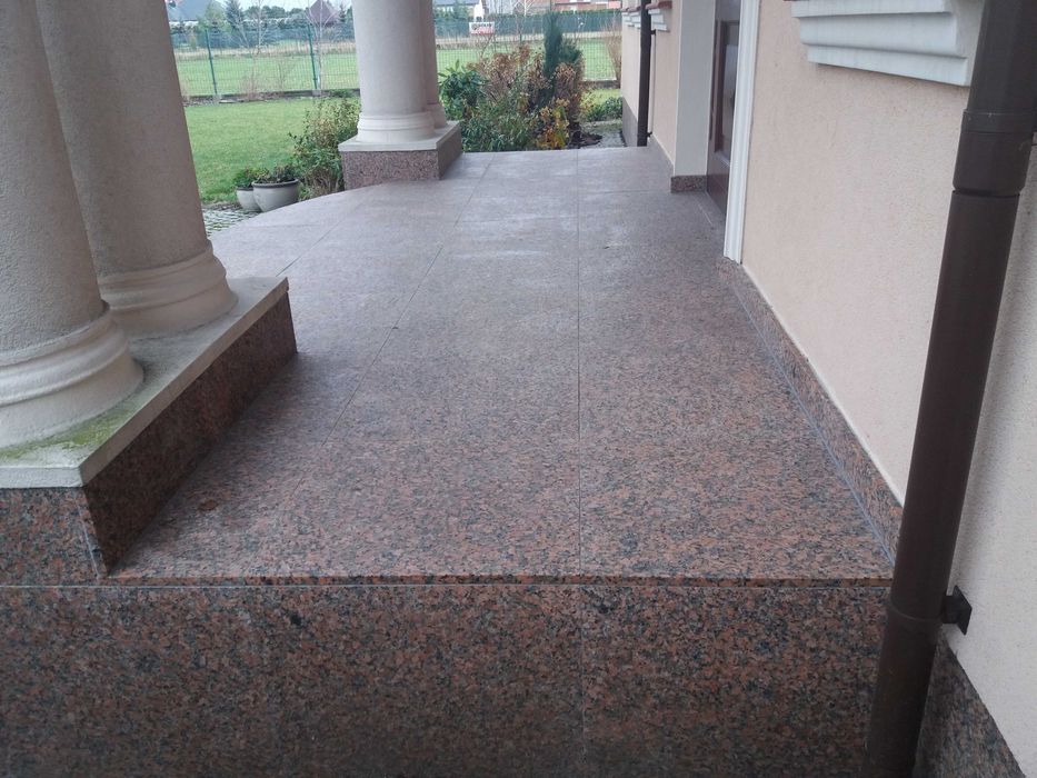 GRANIT G562 Maple Red | ANTYPOŚLIZGOWY | 60x60x2cm | KAMIEŃ na taras