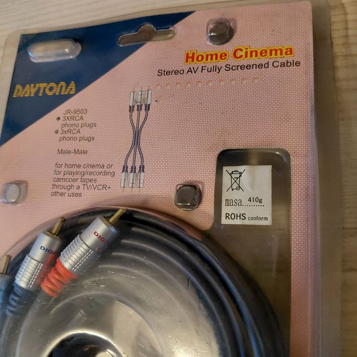 Daytona home Cinema 3xRCA 2,5m JR-9503