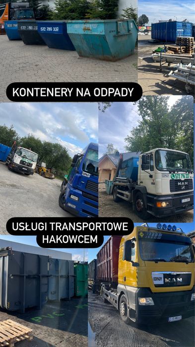 Kontener na odpady kontenerowy wywoz gruzu odpadów kontenery24 zsyp