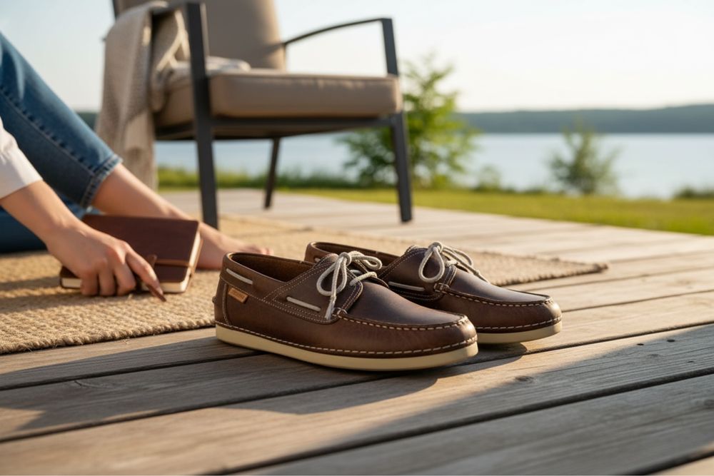 Buty zeglarskie mokasyny polbuty skorzane Wrangler rozmiar 44