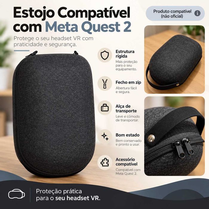 Estojo Meta Quest 2 (marca branca)