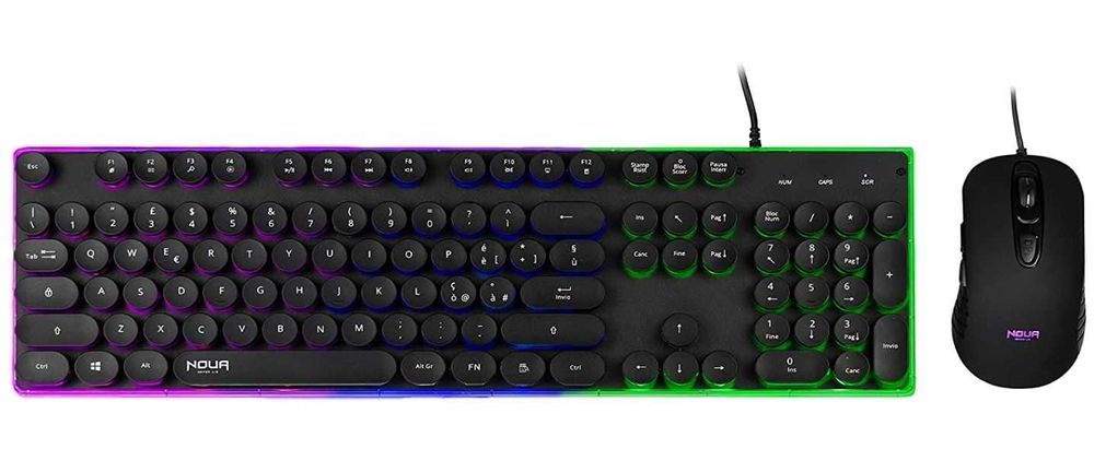 Klawiatura + mysz dla graczy Noua Venus
