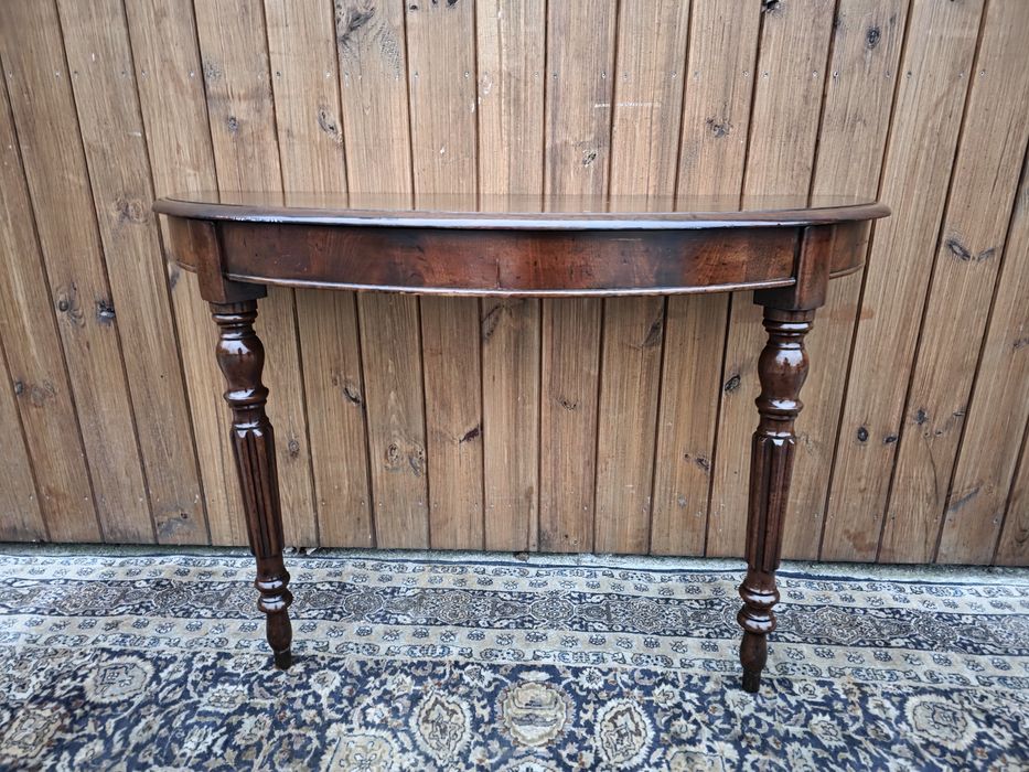 Konsola drewniana secesyjna stolik #2167 Stylowy Węgrów