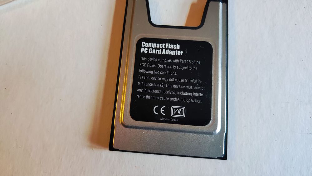 Adaptador de cartão Compact Flash