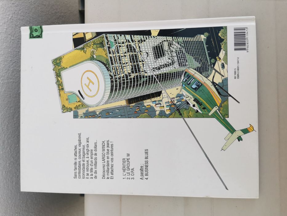 3 volumes Largo Winch
