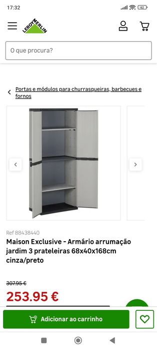 Móvel de arrumação de ferramentas