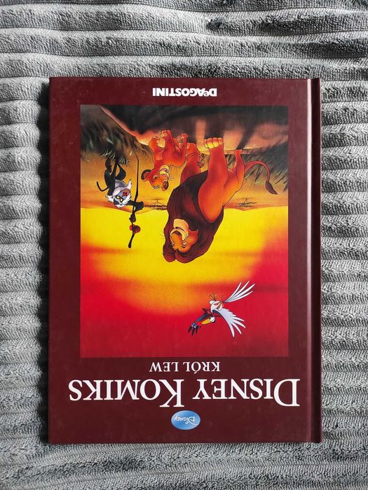 książka Król Lew Disney komiks część 1