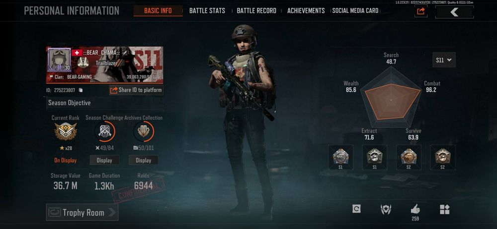 АК арена брейкаут/Arena Breakout мобайл 3ножа 40кк