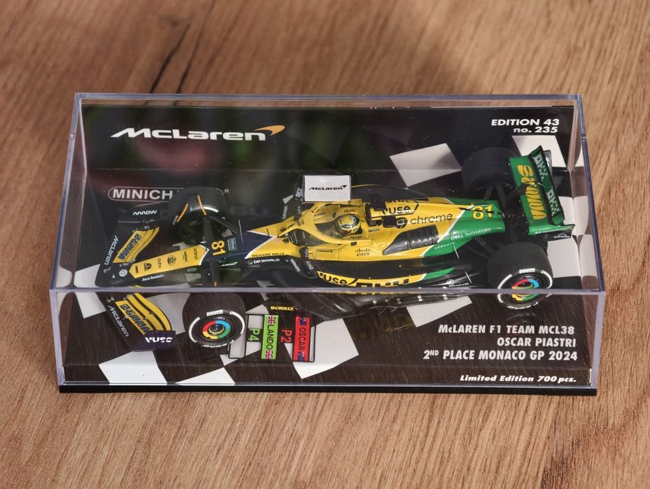 Minichamps Oscar Piastri Monaco 2024 1:43