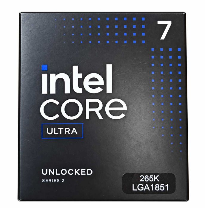 Intel Core Ultra 7 265K BOX LGA1851, faktura, test OCCT