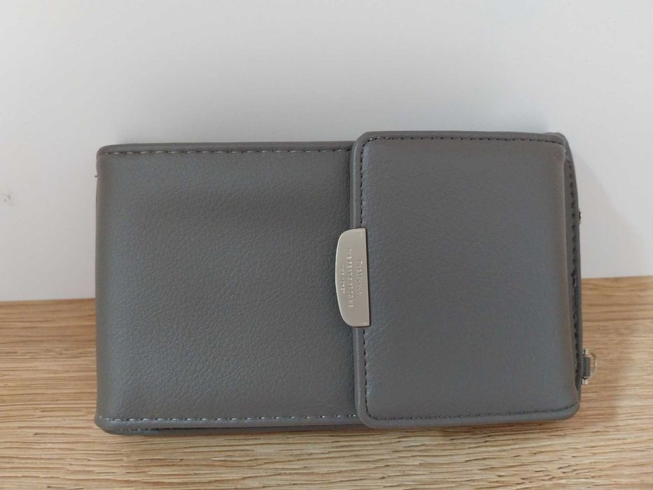 Portfel torebka damska etui 3W1 Szara