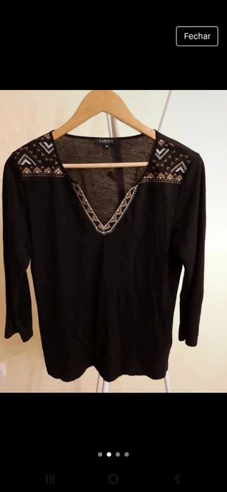 Camisola Caroll tamanho 38.