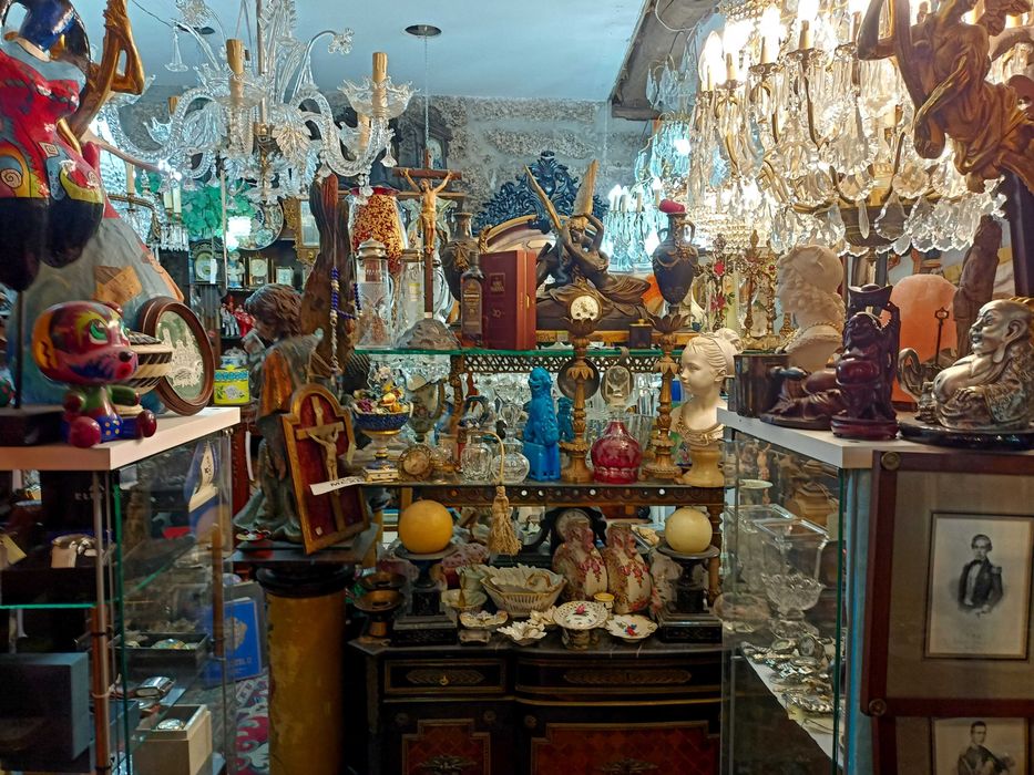 Candeeiro Mesa Estilo Arte Nova 3 Tulipas