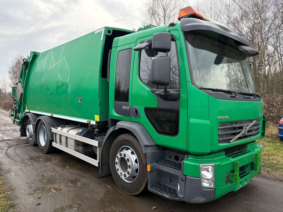 Volvo FE 300  VOLVO FE 300 6x2 Śmieciarka jednokomorowa 2013 NIE man DAF Iveco scani