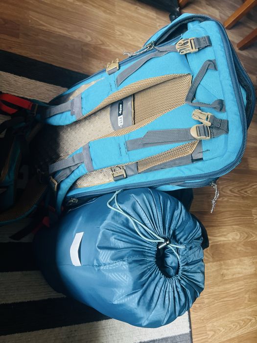 Kit Campismo Forclaz - Mochila + Saco de Dormir + [Tenda/Esteira]