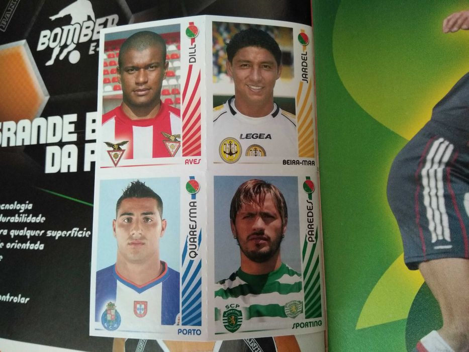 Panini Sports 2006/07 Superliga Álbum Vazio Futebol Portugal Cromos
