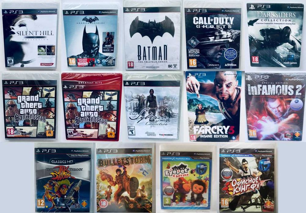 Диски Sony PlayStation 3