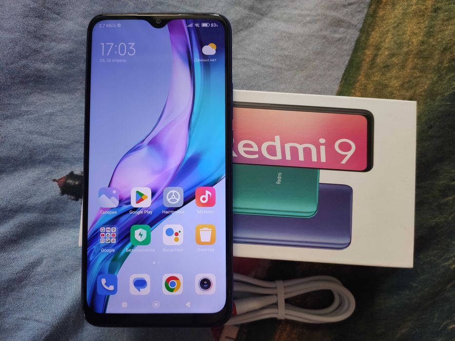 Xiaomi Redmi 9  4/64 GB , 8 ядер , NFC , батарея 5020 мА