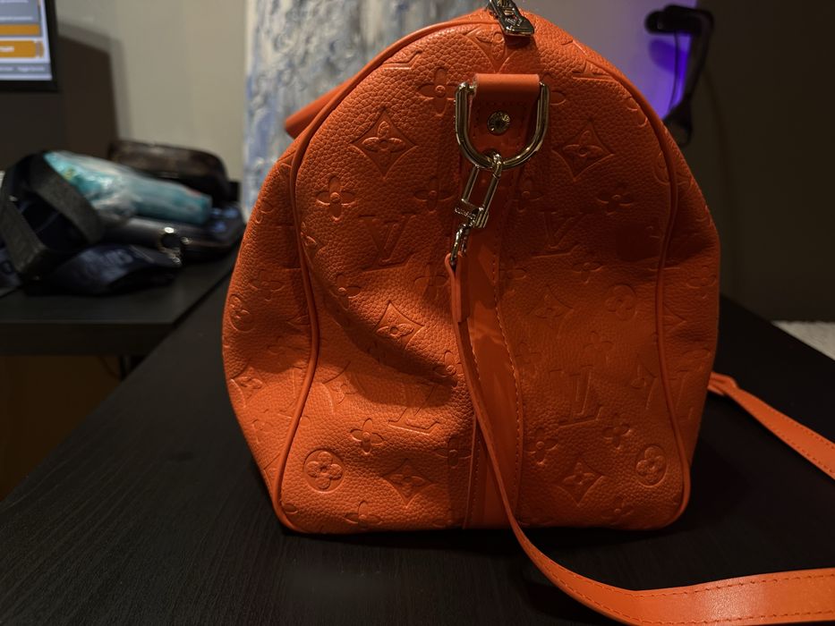 Torba lv pomaranczowa damska - unisex