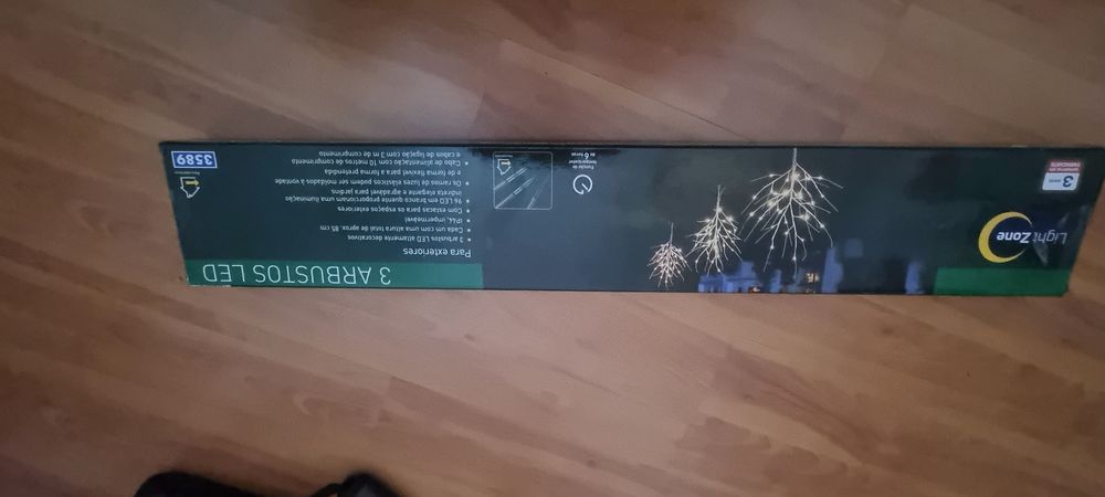 Arbustos com luz led