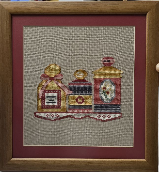 Quadro bordado à mão