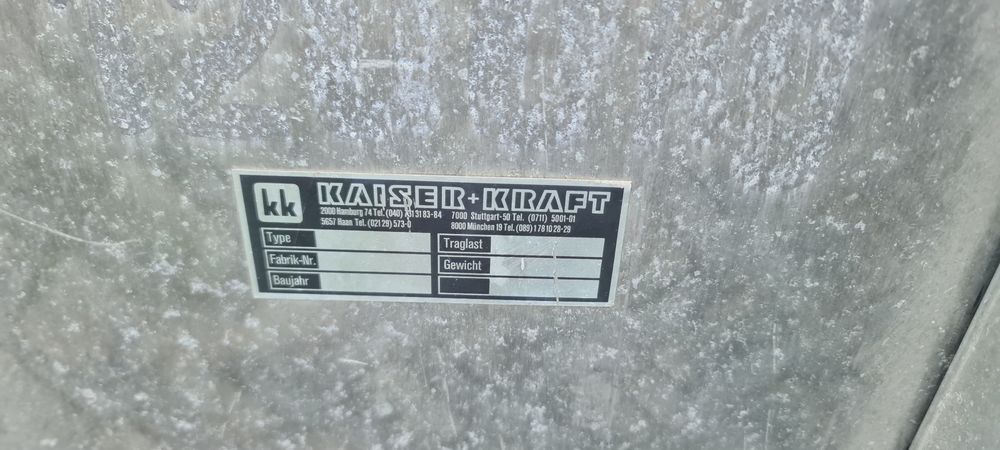 Rampa/Chapa de Carga e Descarga Alumínio 1200kg - 125x100 - Kaiser