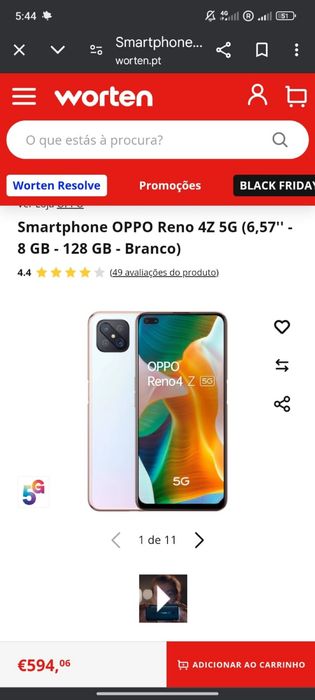 Oppo reno 4 - 5 G